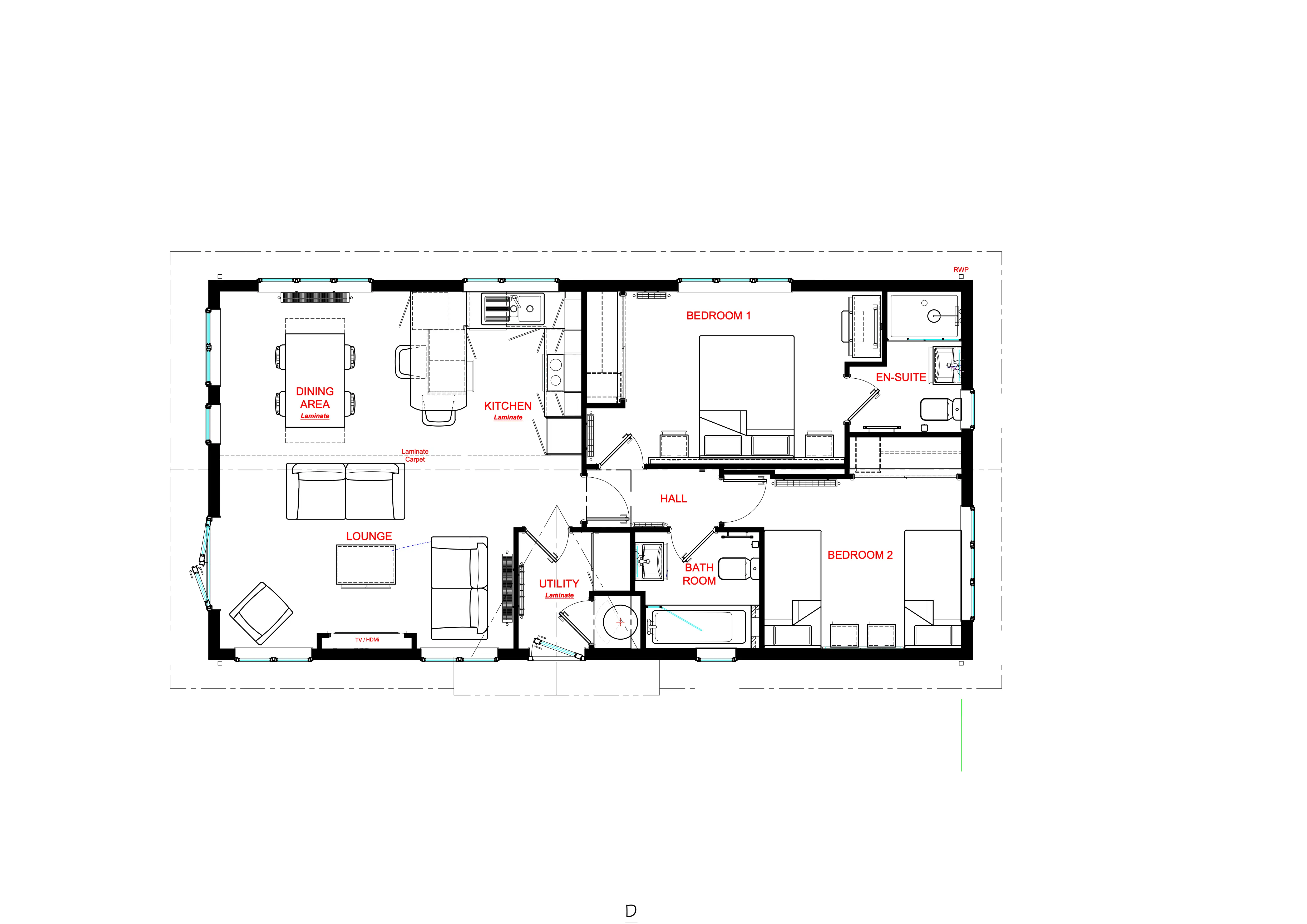 Floor Plan - The Alderney